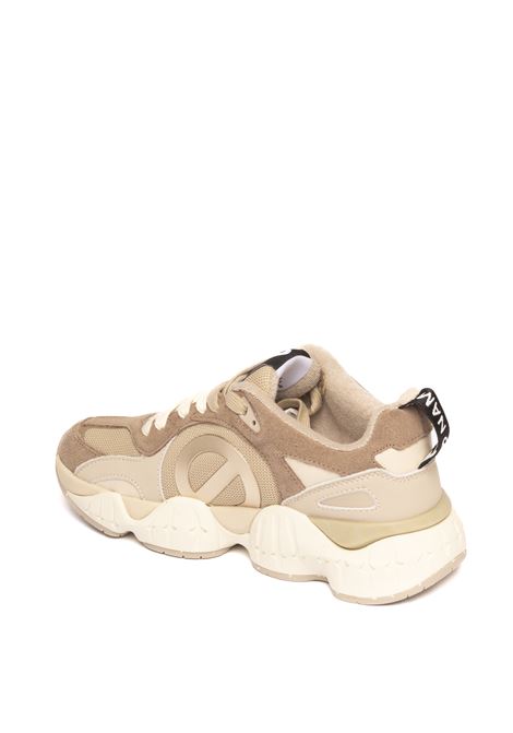 Sneaker krazee runner beige NO NAME | KRAZEE RUNNER WSUEDE/KNIT/NAP-MOK/TAU